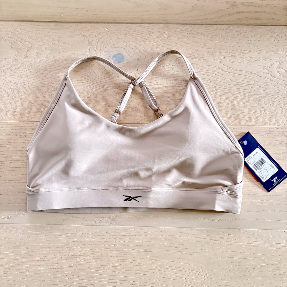 REEBOK | Women's Beige Sports Bra Top